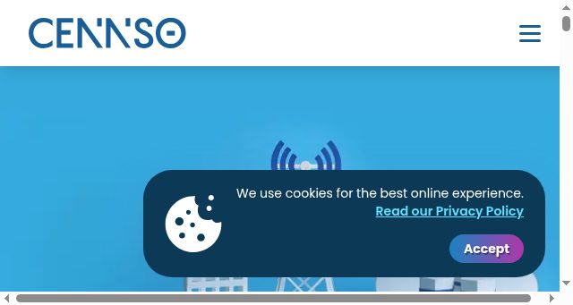 Screenshot of cennso.com