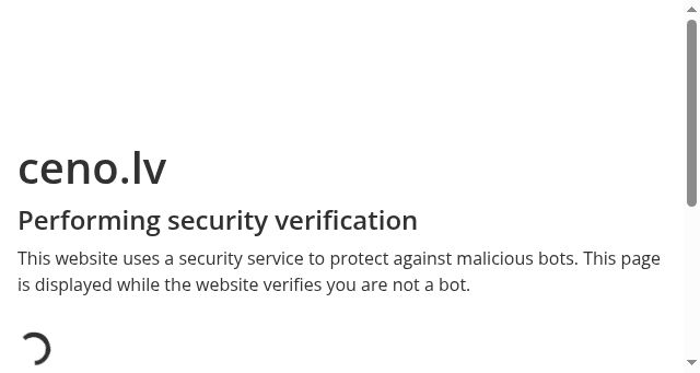 Screenshot of ceno.lv