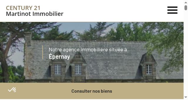 Screenshot of century21-martinot-epernay.com