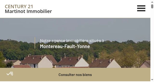 Screenshot of century21-martinot-immobilier-montereau.com