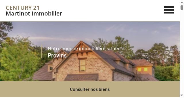Screenshot of century21-martinot-immobilier-provins.com