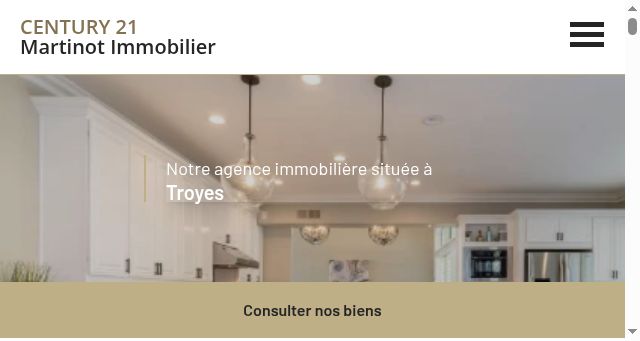 Screenshot of century21-martinot-immobilier-troyes.com