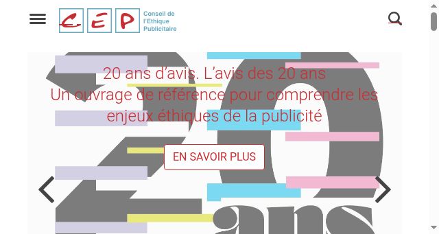 Screenshot of cep-pub.org