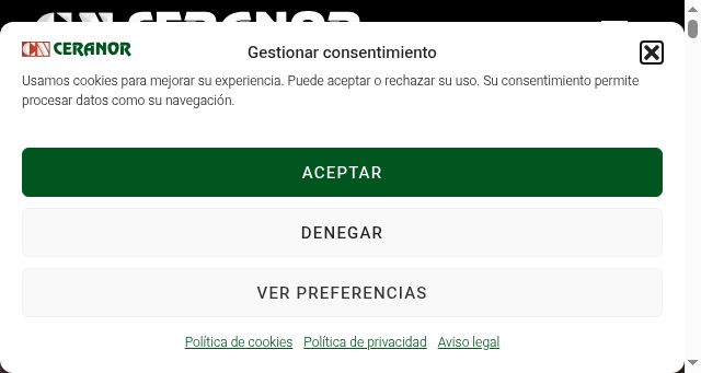 Screenshot of ceranor.es
