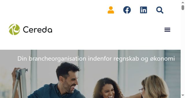 Screenshot of cereda.dk