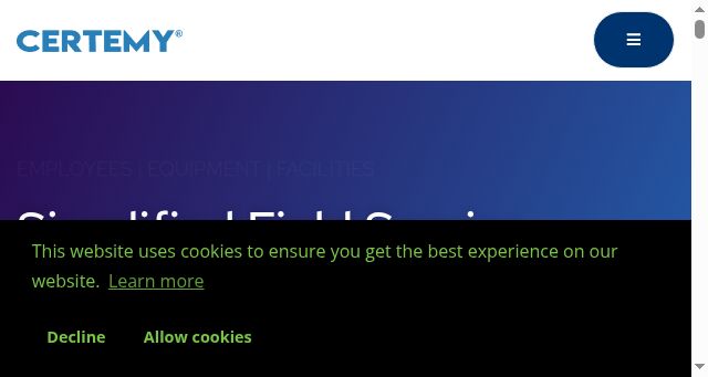 Screenshot of certemy.com