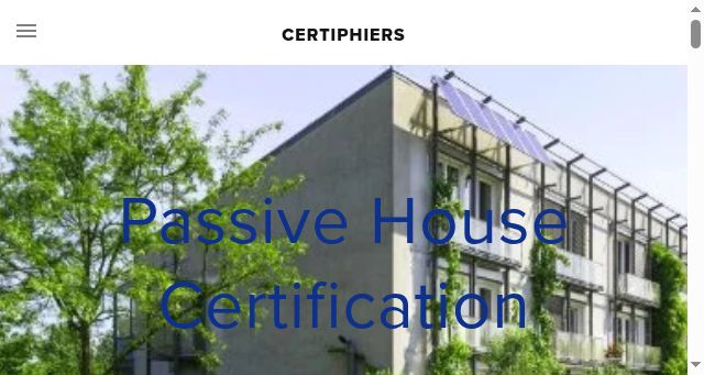 Screenshot of certiphiers.com