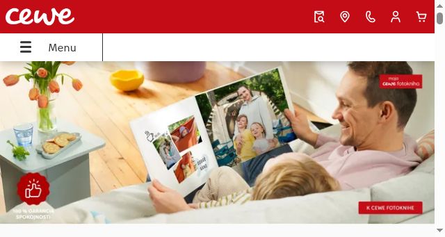 Screenshot of cewe.sk