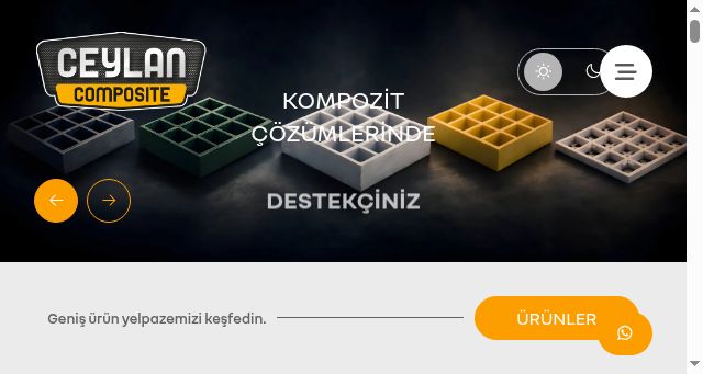 Screenshot of ceylankompozit.com