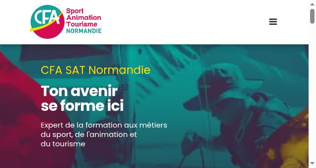 Screenshot of cfa-sat.fr