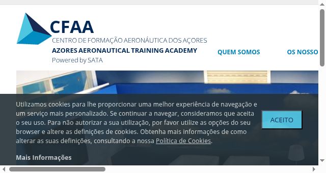 Screenshot of cfaa.pt