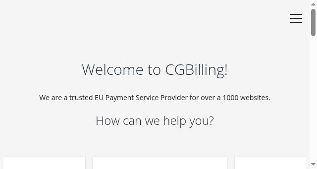 Screenshot of cgbilling.com