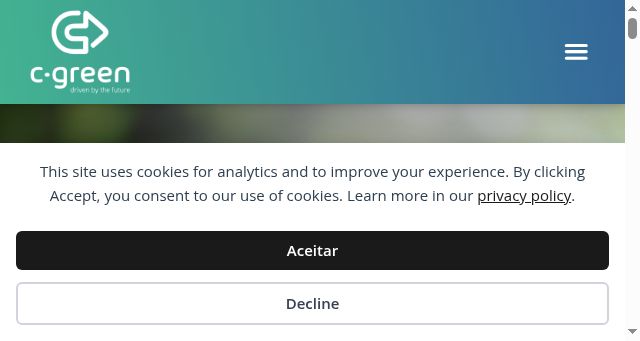 Screenshot of cgreen.pt