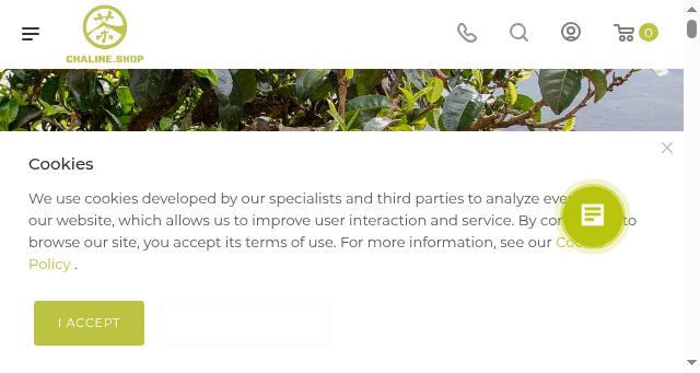 Screenshot of chaline.shop