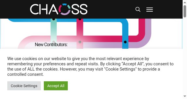 Screenshot of chaoss.community
