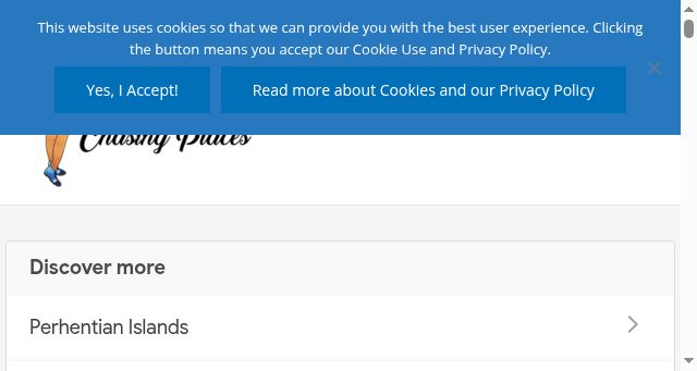 Screenshot of chasingplaces.com