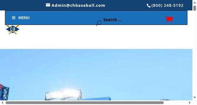 Screenshot of chbaseball.com