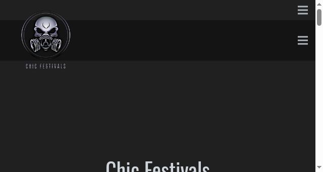 Screenshot of chicfestivals.com