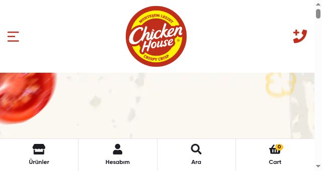 Screenshot of chickenhouse.com