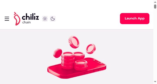 Screenshot of chilizchain.com