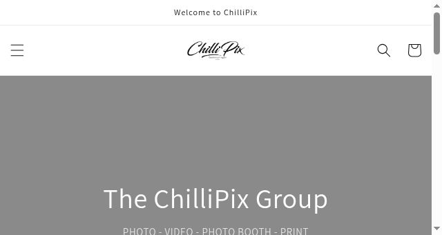 Screenshot of chillipix.myshopify.com