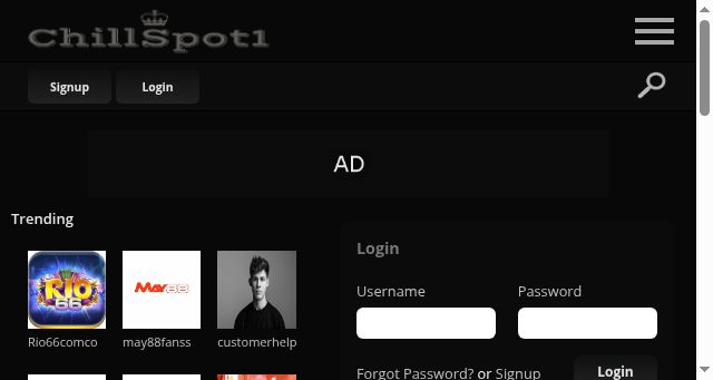 Screenshot of chillspot1.com