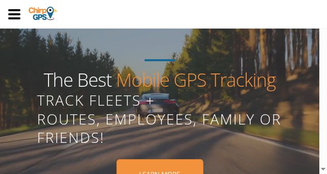 Screenshot of chirpgps.com