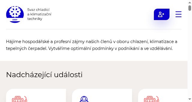 Screenshot of chlazeni.cz