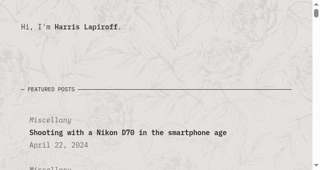 Screenshot of chromamine.com