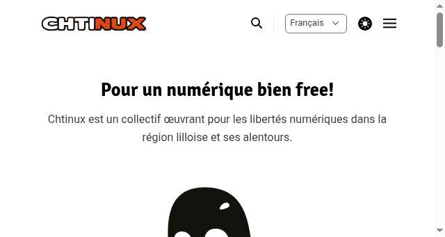 Screenshot of chtinux.org