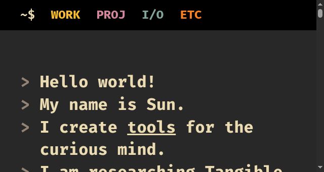 Screenshot of chuanqisun.com