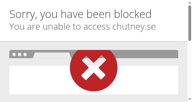 Screenshot of chutney.se