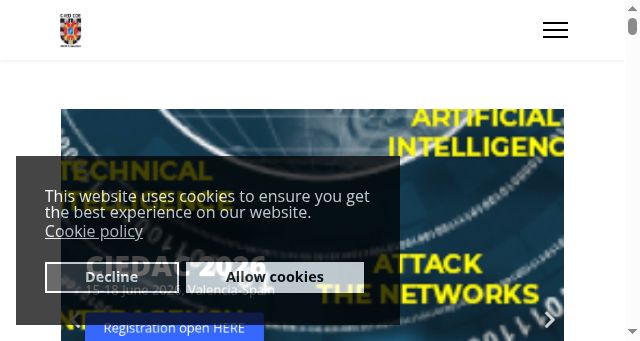 Screenshot of ciedcoe.org