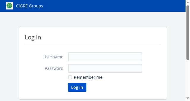 Screenshot of cigregroups.org