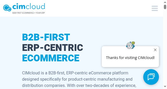 Screenshot of cimcloud.com