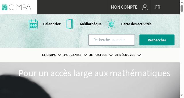 Screenshot of cimpa.info