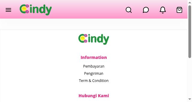 Screenshot of cindyyayang.com