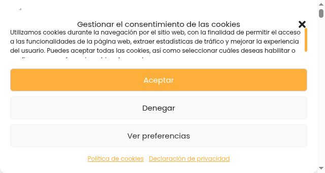 Screenshot of cineclubpuentes.com