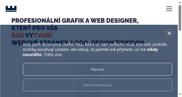 Screenshot of cisadesign.cz