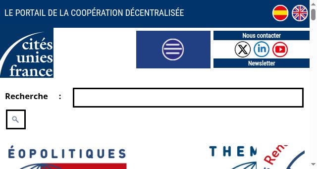 Screenshot of cites-unies-france.org