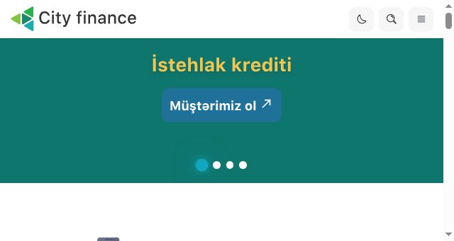 Screenshot of cityfinance.az
