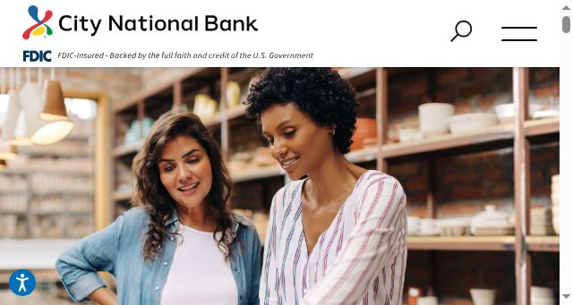 Screenshot of citynational.com