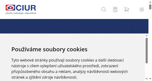 Screenshot of ciur.cz