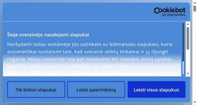 Screenshot of civinity.lt