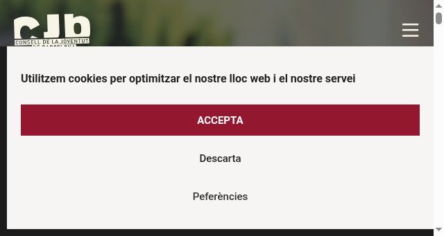 Screenshot of cjb.cat