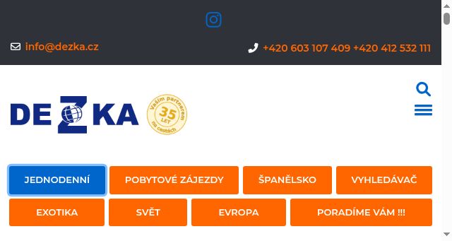Screenshot of ckdezka.cz