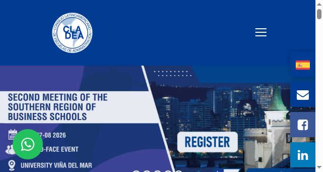 Screenshot of cladea.org