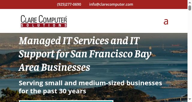 Screenshot of clarecomputer.com
