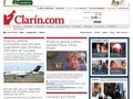 Screenshot of clarin.com