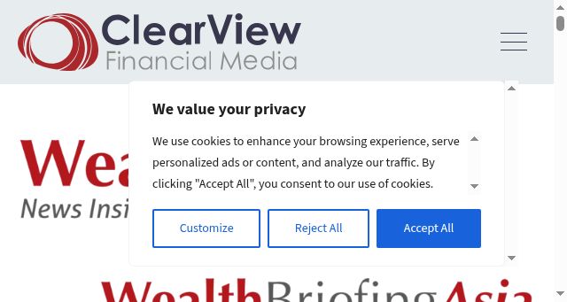 Screenshot of clearviewpublishing.com
